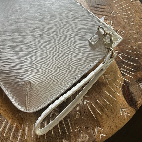 White House Black Market Floral Studded Clutch - Picture 3 of 7